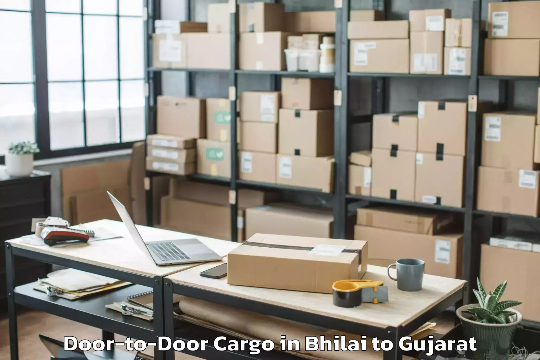 Bhilai to Saurashtra University Rajkot Door To Door Cargo